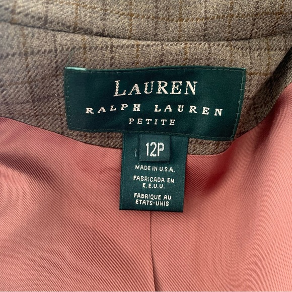 Vintage Ralph Lauren wool button up size 12 P - Picture 9 of 10